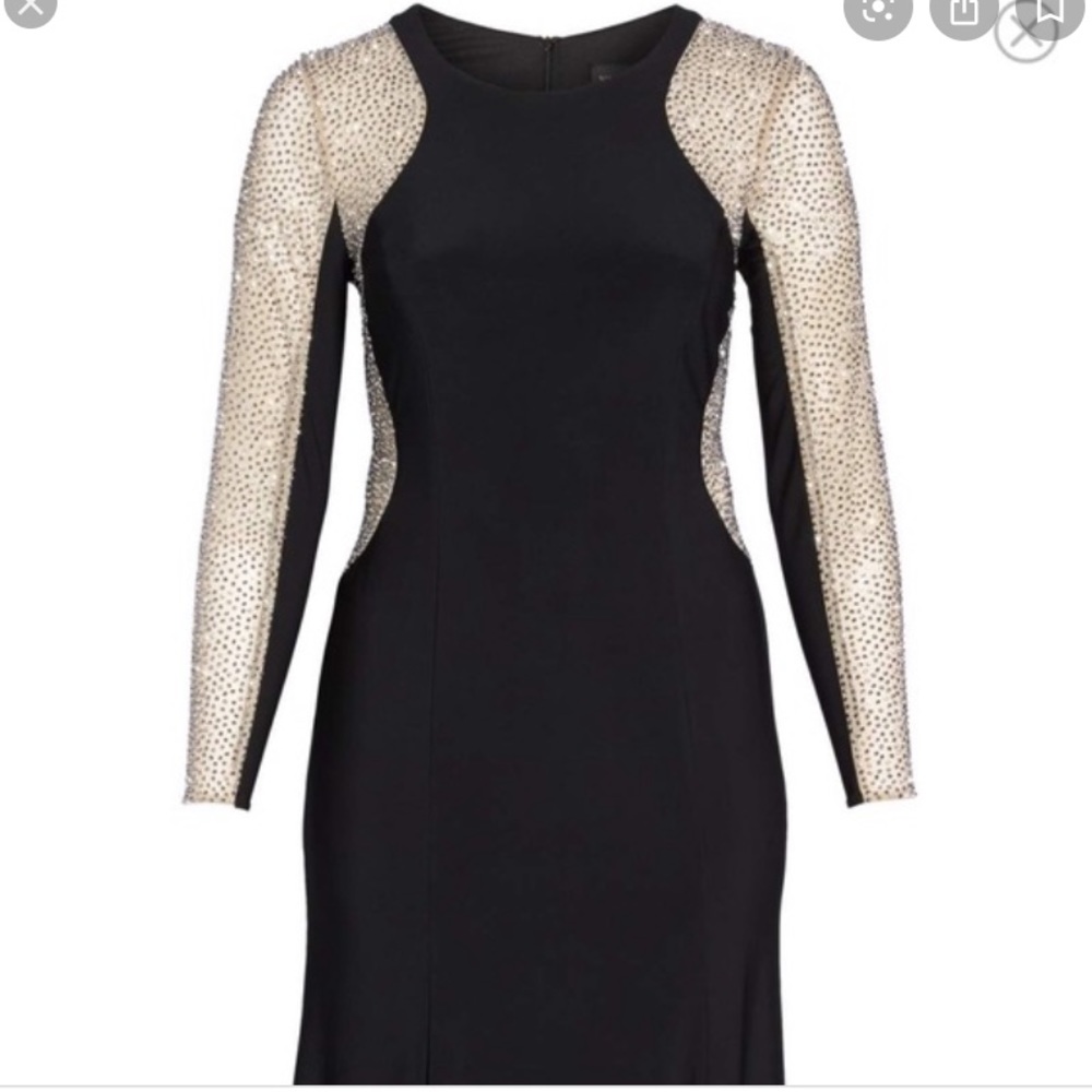 Mesh Beaded Dress